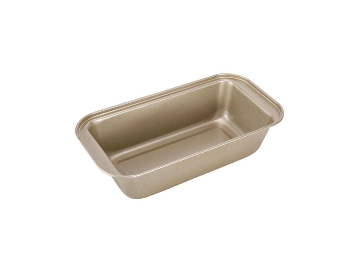 Forma Retangular Aço Carbono 21x11cm Dourada Chefe Kasa