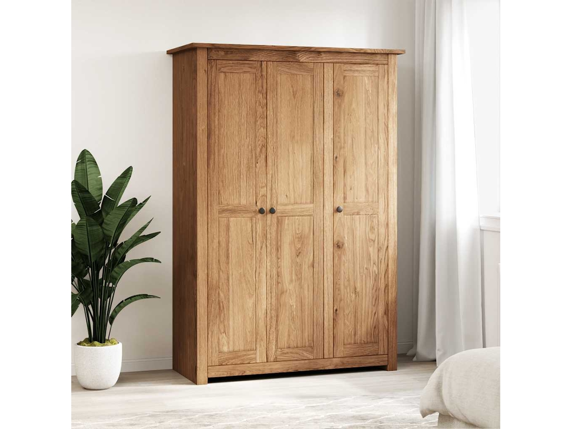 Vidaxl Roupeiro Com 3 Portas 118x50x171,5 Cm Pinho Panamá