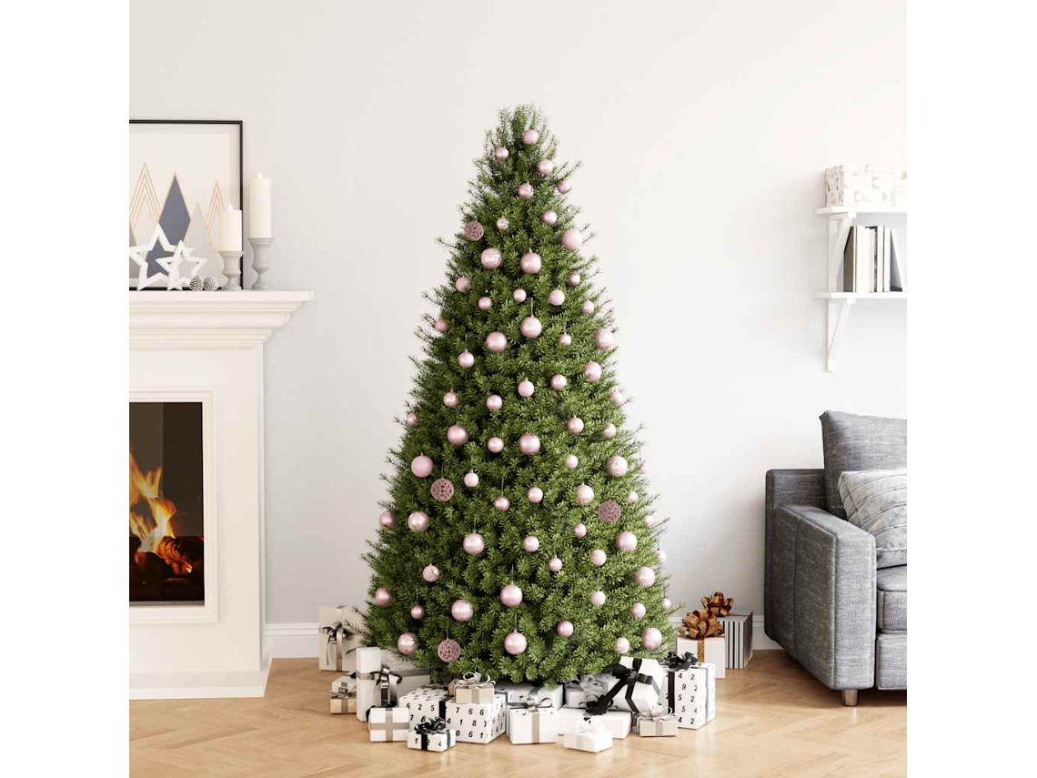 Vidaxl Conjunto De Bolas De Natal 100 Pcs Rosa