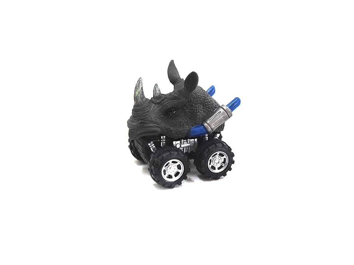 Carro WWFW Simulation Animal Model Pull Back Car Rinoceronte (Idade Mínima Recomendada: 4 anos)