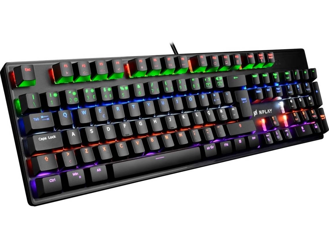 Teclado Gaming NPLAY Conquer 2.0 Outlet Grade B - Mecânico - Português - Preto)