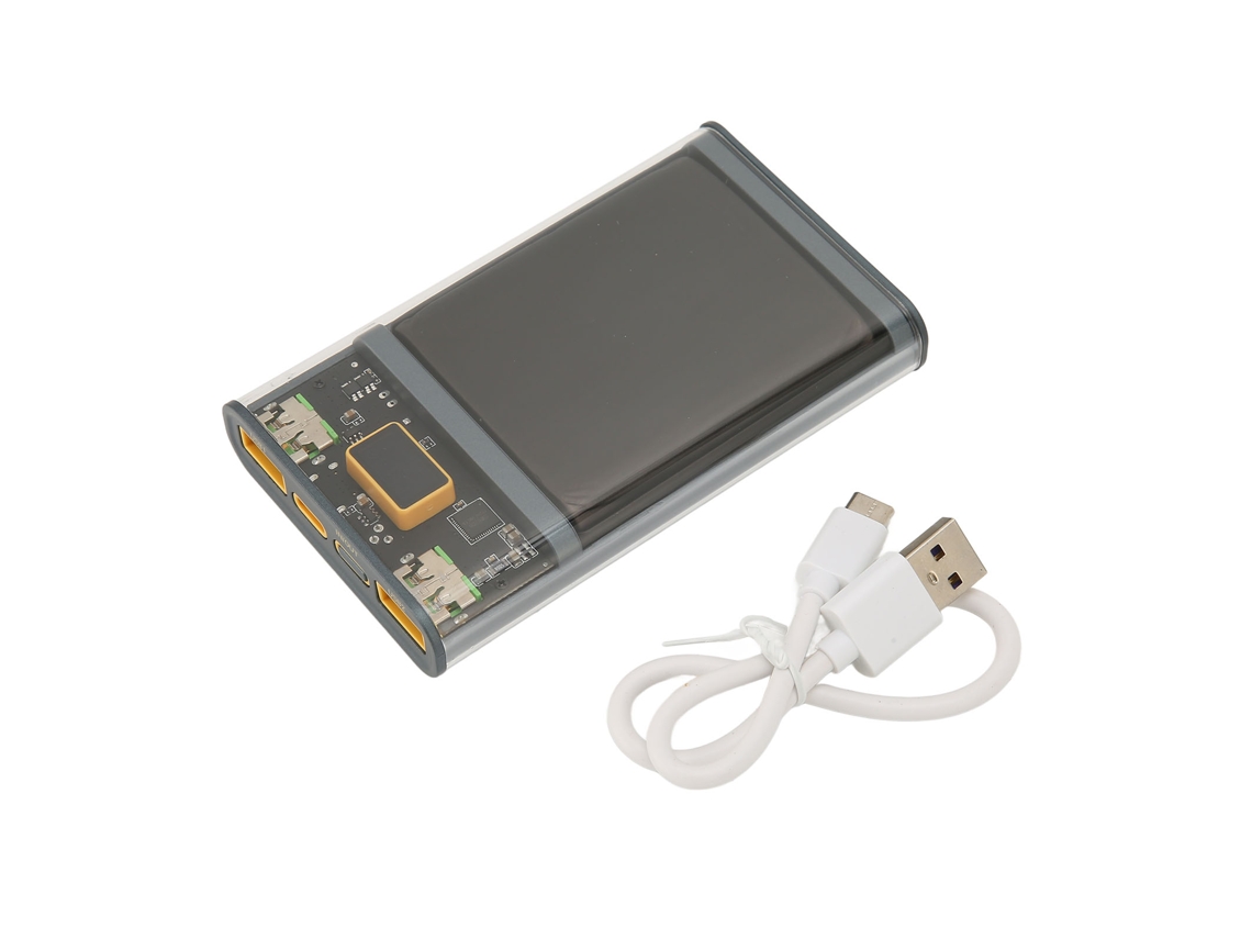 Carregador Portátil 10000mah Pd20w Dual Usb Led