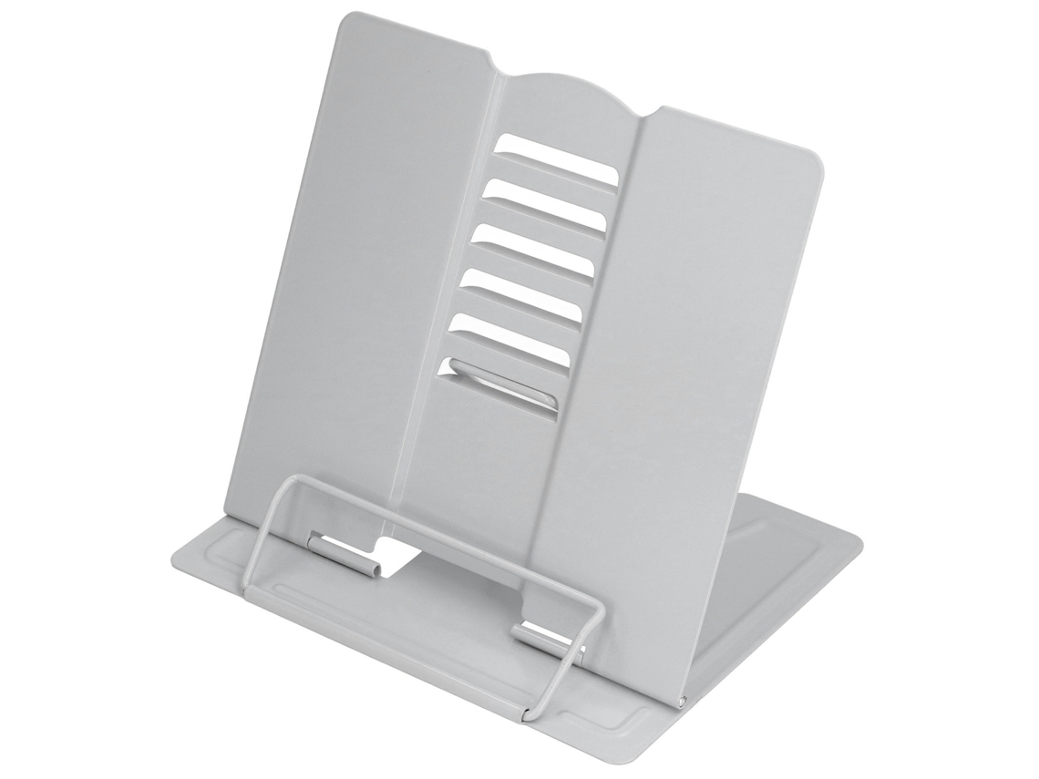 Suporte ergonômico para livros Slowmoose, ângulo ajustável, dobrável, para casa, escritório e escola, bege