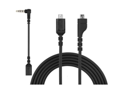 2026 cabo de Áudio Substituto 2 em 1 Compatível com Steelseries Arctis 3,5,7,pro