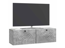 Gabinete de Tv de Parede Cinzento Cimento 98 X 31 X 30 Cm MAISON EXCLUSIVE