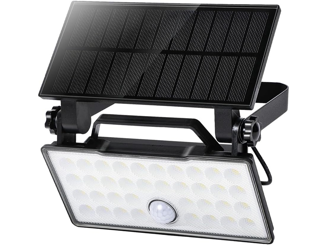 Luminária Solar Portátil Para Exterior, Lâmpada Solar, À Prova Dágua Ip65, 1000 Lúmens, Para Jardim Gokoco