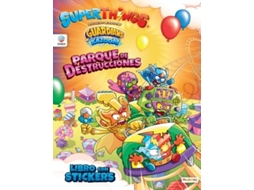 Livro De Stickers Superthings Guardians Of Kazoom - España - Parque De Destrucciones de Ediba