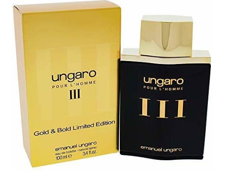 Perfume  Ungaro Homme Pour L Ouro Bold Iii Edição Limitada (100 ml)