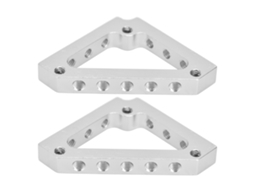 Laxiscreed Suporte De Canto Triangular Em Alumínio Para Perfis De 43x43mm