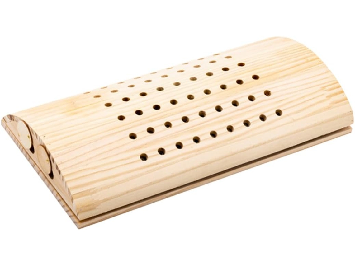 Almofada de Apoio Lombar com Estrutura em Aço Inoxidável. Leve, Portátil e Formato Ergonômico, Ideal CHABERLU