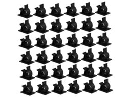 Conjunto De 100 Abraçadeiras De Plástico Para Cabos, Clipes Ajustáveis Para Gerenciamento De Cabos, Montagem Na Parede Sem Ferramentas. Gokoco