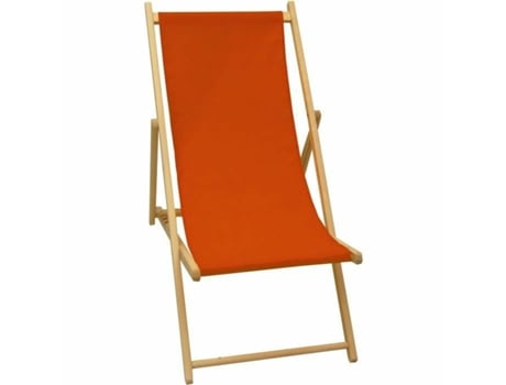 Ligstoel JARDIN PRIVE Castanho Vermelho 132 x 55 x 35 cm Madeira