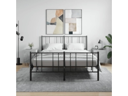 Vidaxl Mesa Cabeceira 2pcs 40x40x50 Cm Derivados Madeira Cinza Cimento