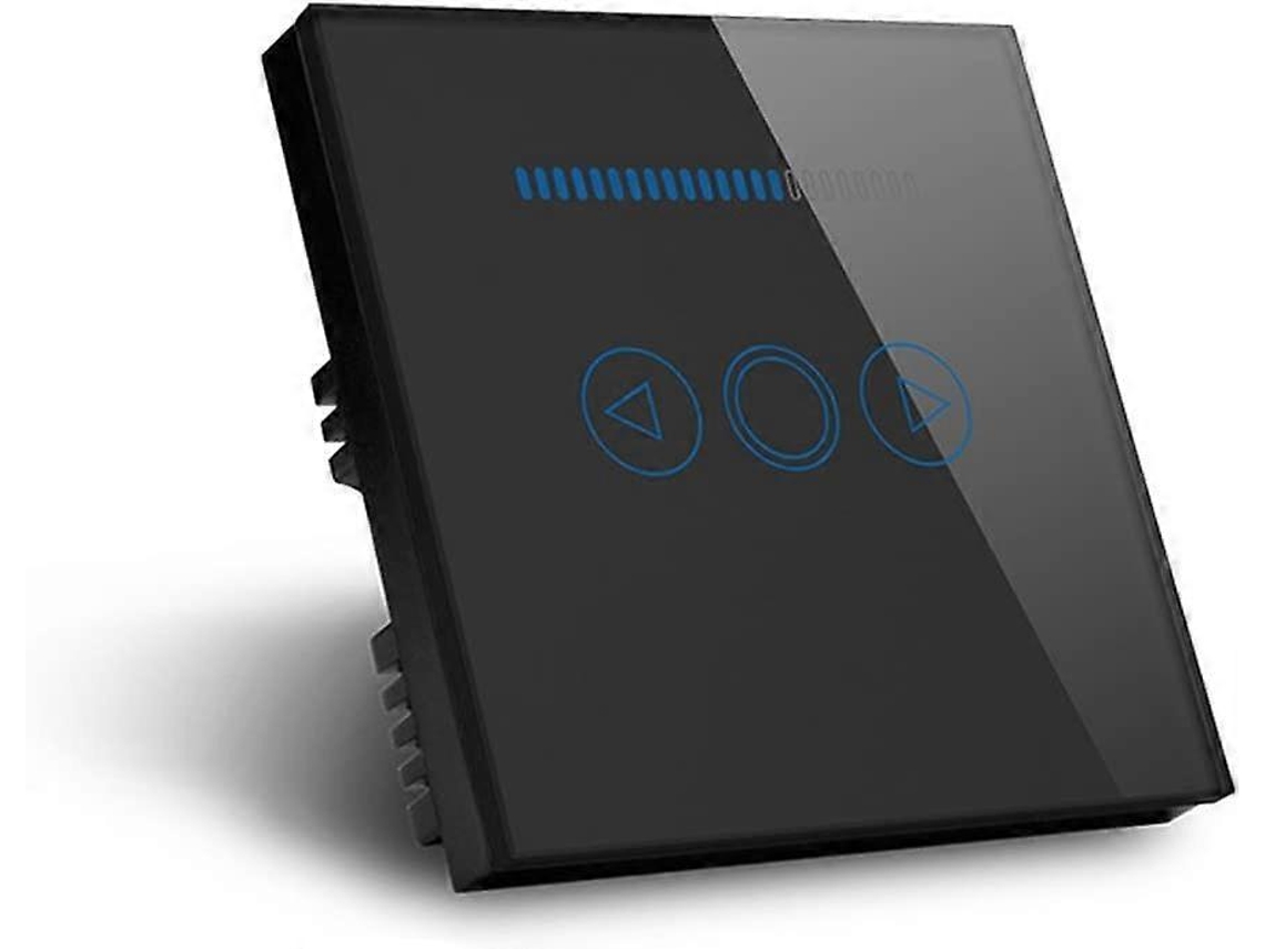 Rebe interruptor Dimmer Led Táctil 500w Panel de Cristal Botones de Flecha Protección Contra Sobrecarga Instalación Fácil