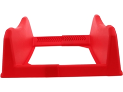 Suporte portátil multifuncional vermelho para exibição de pneus de carro