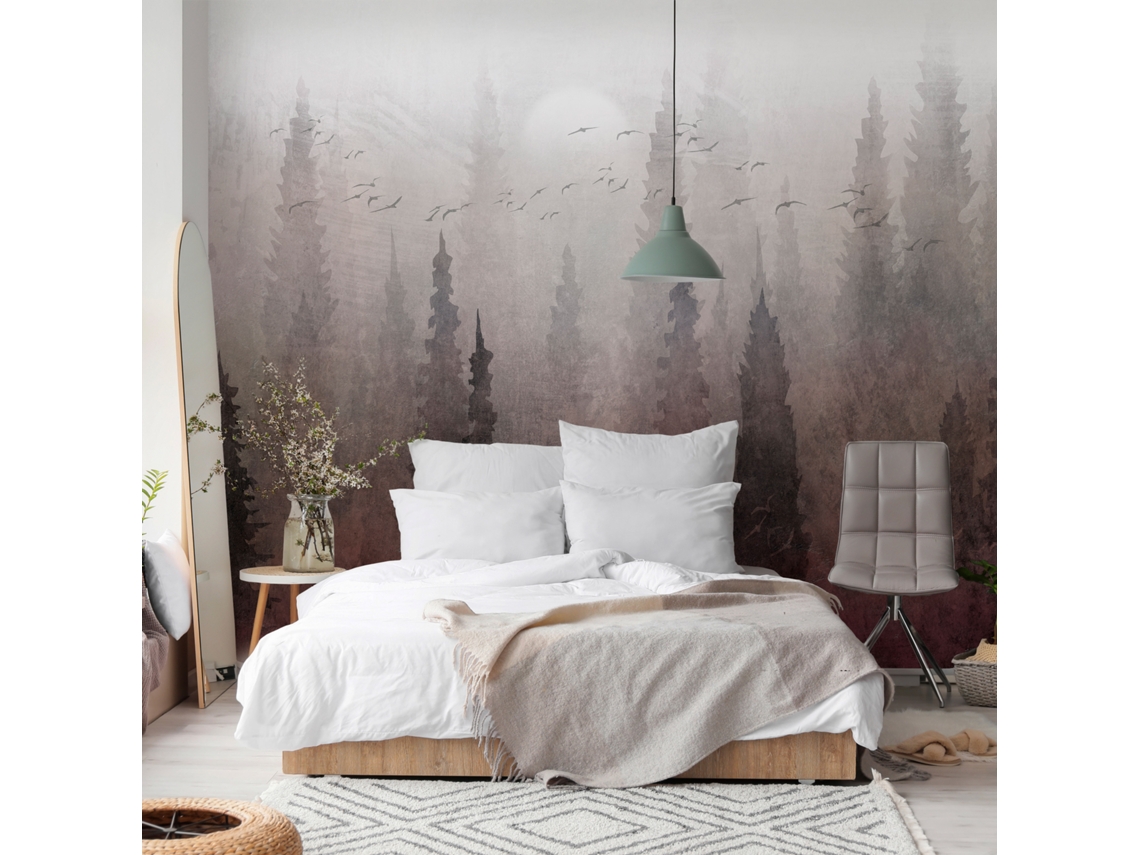 Papel de Parede ARTGEIST Flight Over the Forest - Third Variant (294x210)