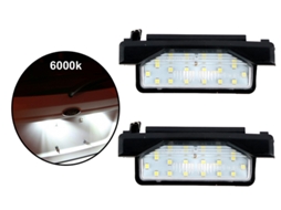 Compatível com Mazda 6 09, 15, Kit de Iluminação Led para Placa Matrícula com 2 Unidades BRILVIBERA (92 Leds)