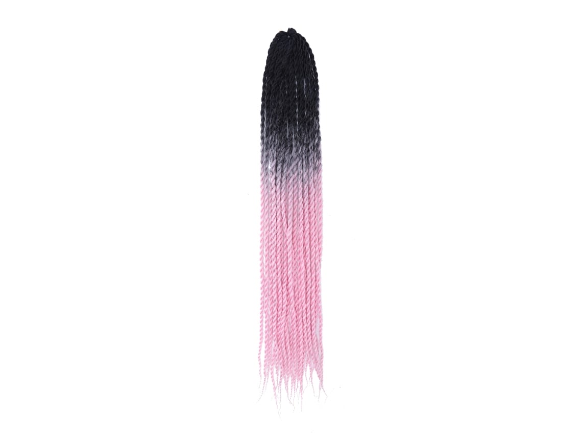 Extensão De Cabelo Trança Punk Gradiente 24 Polegadas De Fibra Química Trançada À Mão 3