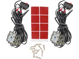 Kit De 10 Luzes Led À Prova D'água 6000k Para Iluminação Caçamba Caminhonete,compatível Com 48...
