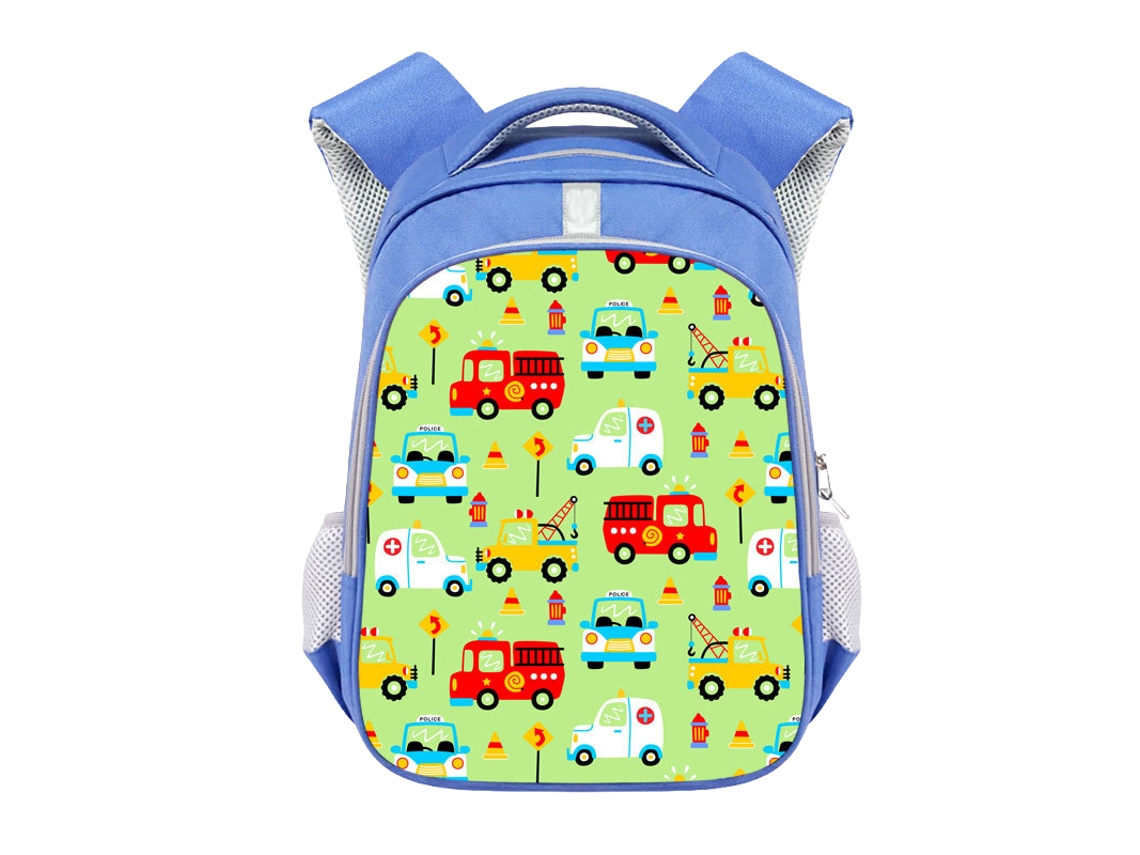 Laxiscreed Mochila Escolar Infantil Com Design De Caminhão E Escavadora, Confortável E Com Faixas Reflexivas