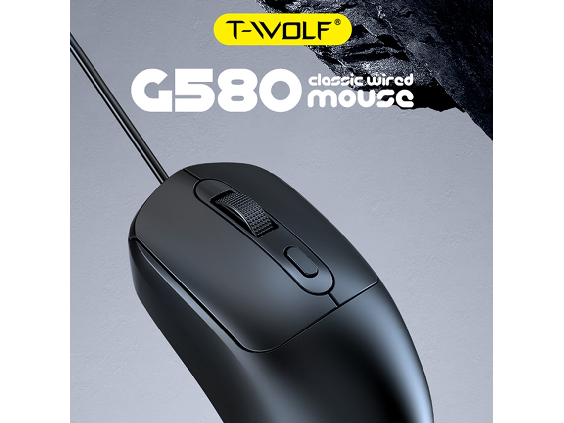 Mouse Gamer LAXISCREED Óptico 1000 Dpi