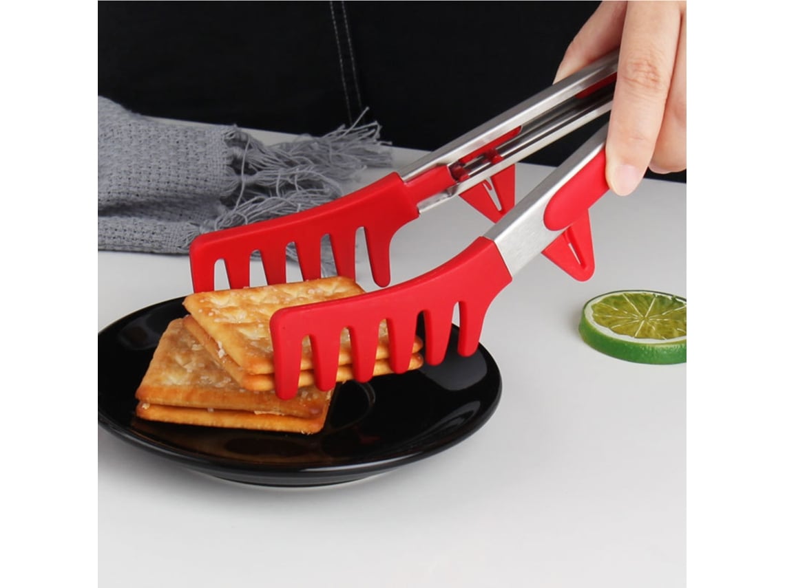 Pinças De Cozinha (12 Polegadas, Silicone Preto) Eoocoo