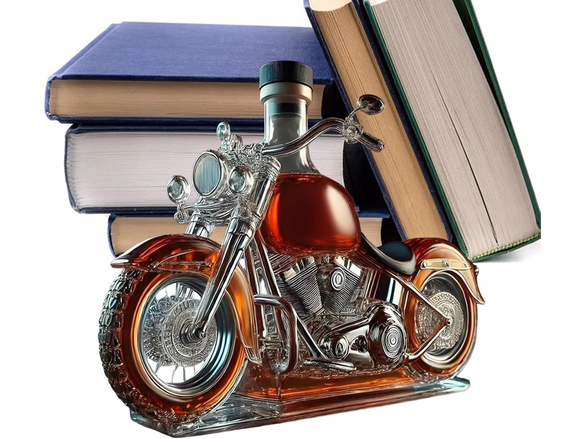 Decantador De Vinho Design De Motocicleta Garrafa Decantadora Para Bebidas Destiladas Para Fãs Gokoco