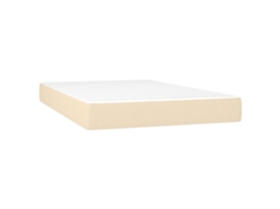 Pocket Spring Bed Mattress, Pocket Spring Bed Mattresses Vidaxl Creme Tecido (120 X 200 Cm)