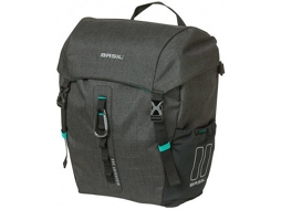 Mala BASIL Discovery 365D Hook-On Poliester Reflectantes (Preto)