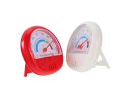 Termômetro De Geladeira Solustre, Pacote Com 2 Unidades, Em Plástico, Com Visor De Temperatura, Fácil De Usar, Vermelho