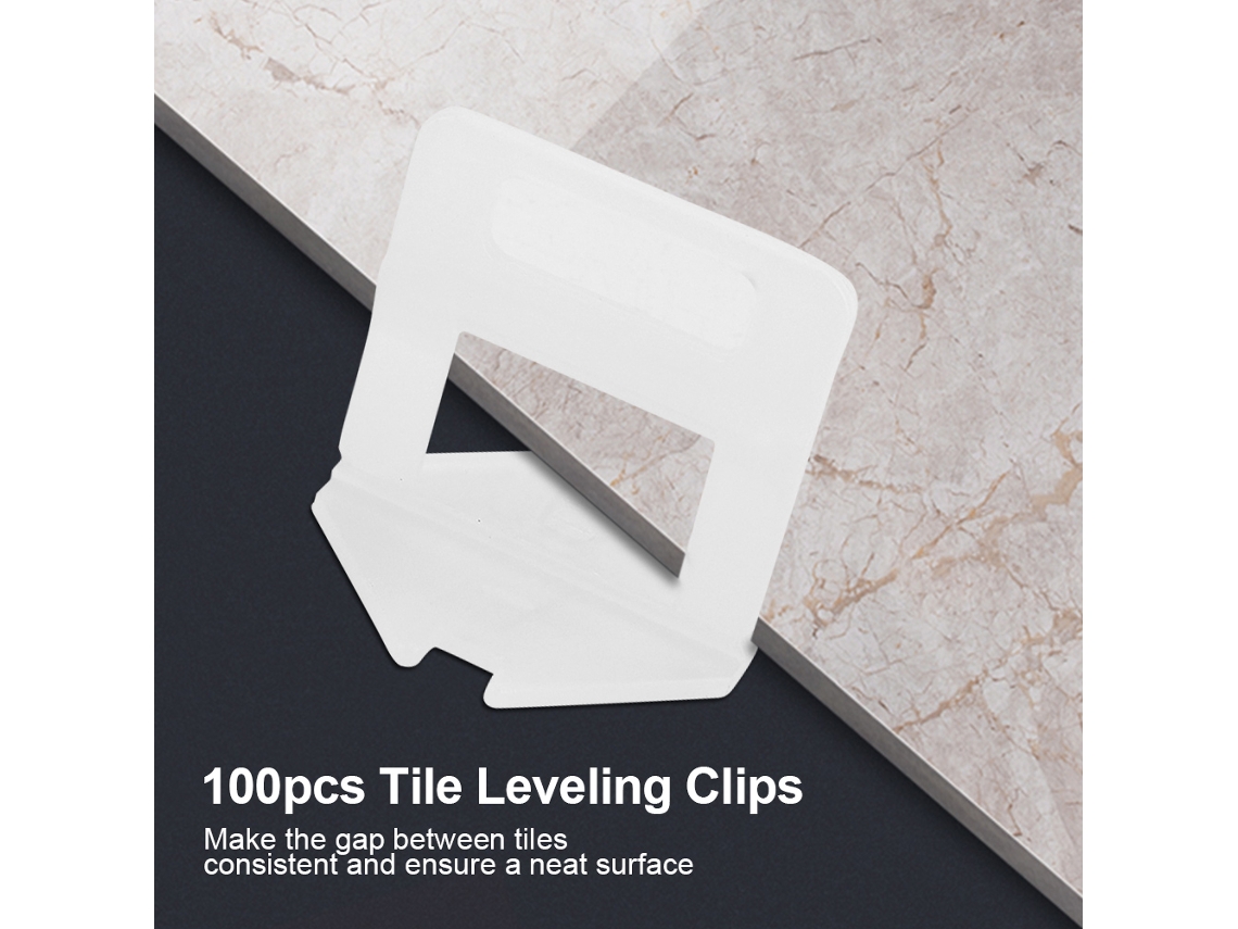 Plastic Disposable Floor Wall Ceramic Tile Leveling Clips Spacers Tiling Tool (disposable, 3.0mm) Eoocoo