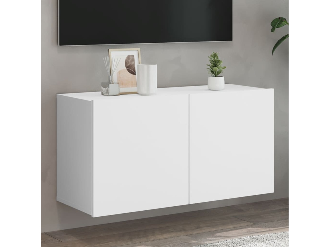Vidaxl Móvel de Parede para Tv 80x30x41 Cm Branco