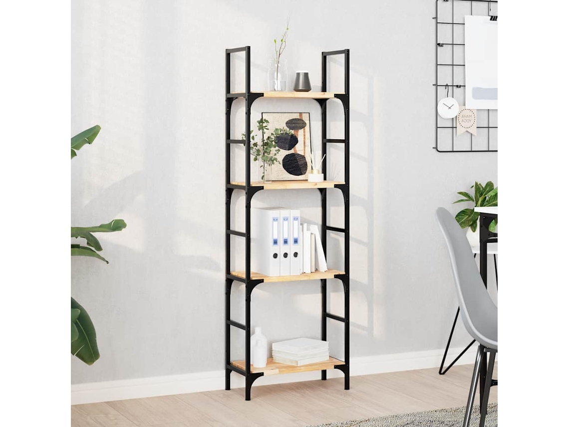 Vidaxl Prateleiras Flutuantes 4pcs 40x20x2cm Acácia Maciça Não Tratada