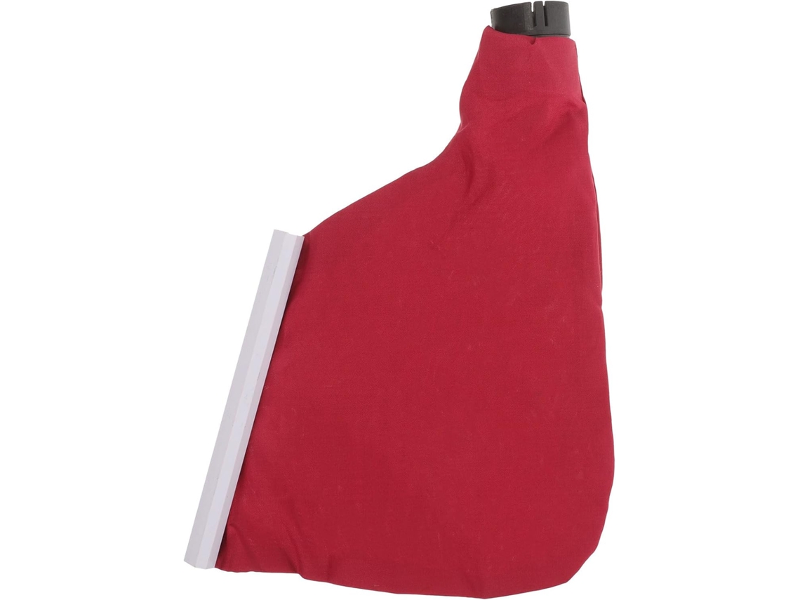Saco Para Limpeza De Bordas 10cm 4 Polegadas, Tecido Vermelho, Com Zíper