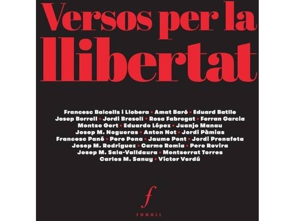 Livro Versos per la llibertat
