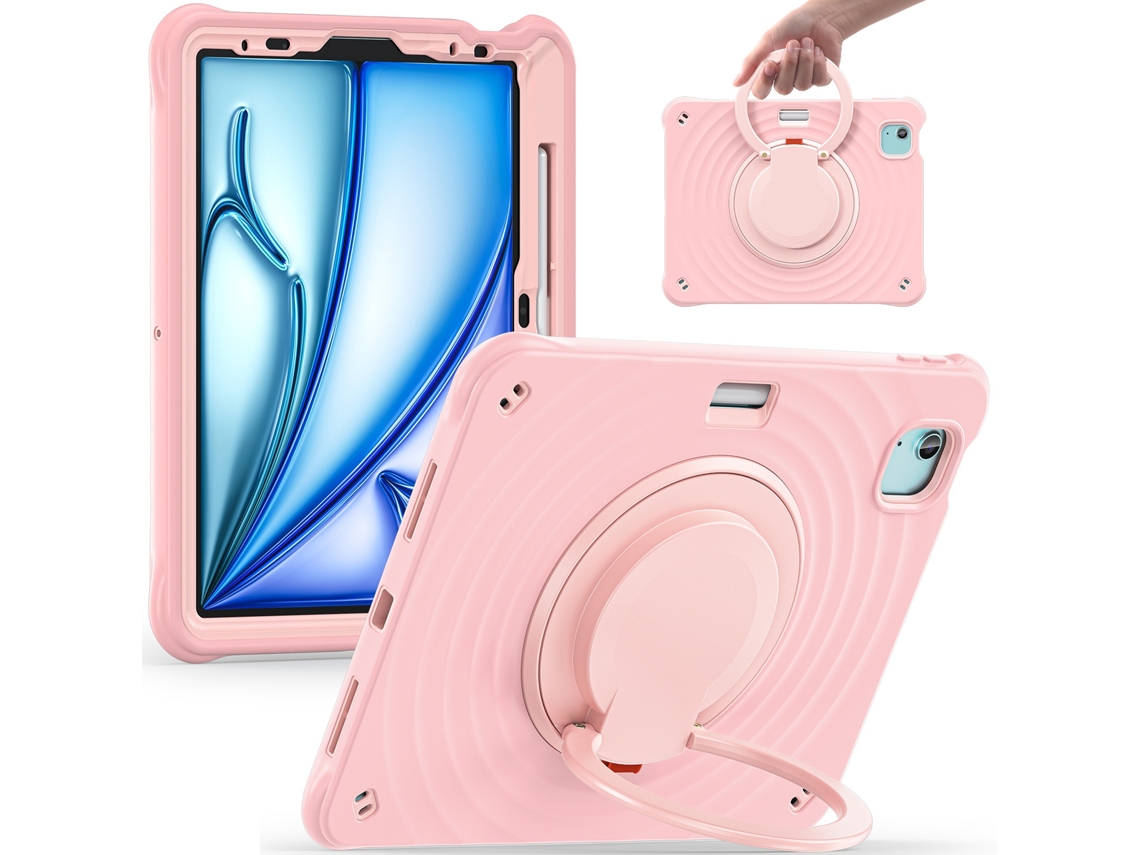 Elysve Suporte Para Tablet, Para Ipad 10,2 Polegadas Suporte Giratório, 10,2 Polegadas, Cor Rosa