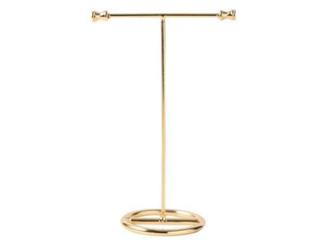 2026 soporte de Exhibición de Joyería de Metal Dorado para Aretes, Collares Y Pulseras Grande