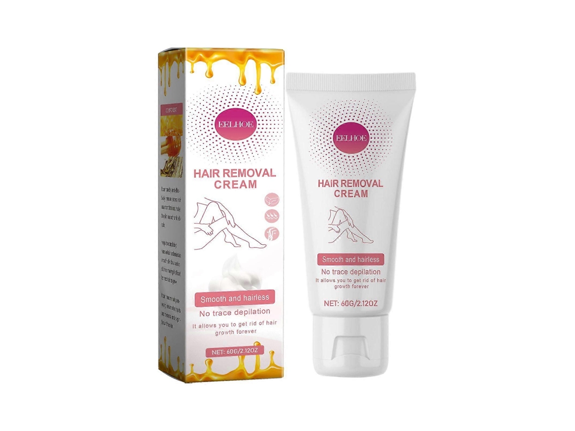 Creme De Depilação Suave Para Rosto, Lábios E Corpo, Com Mel, Vitamina E E Aloe Vera