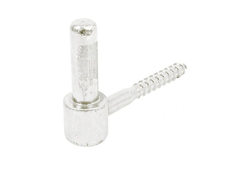 Dobradiça Roscada 16 Parafusos 10 L100mm Zincados Branco Afbat