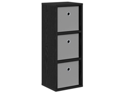 Buffet com Gaveta Carvalho Preto 25,5 X 22 X 69,5 Cm MAISON EXCLUSIVE