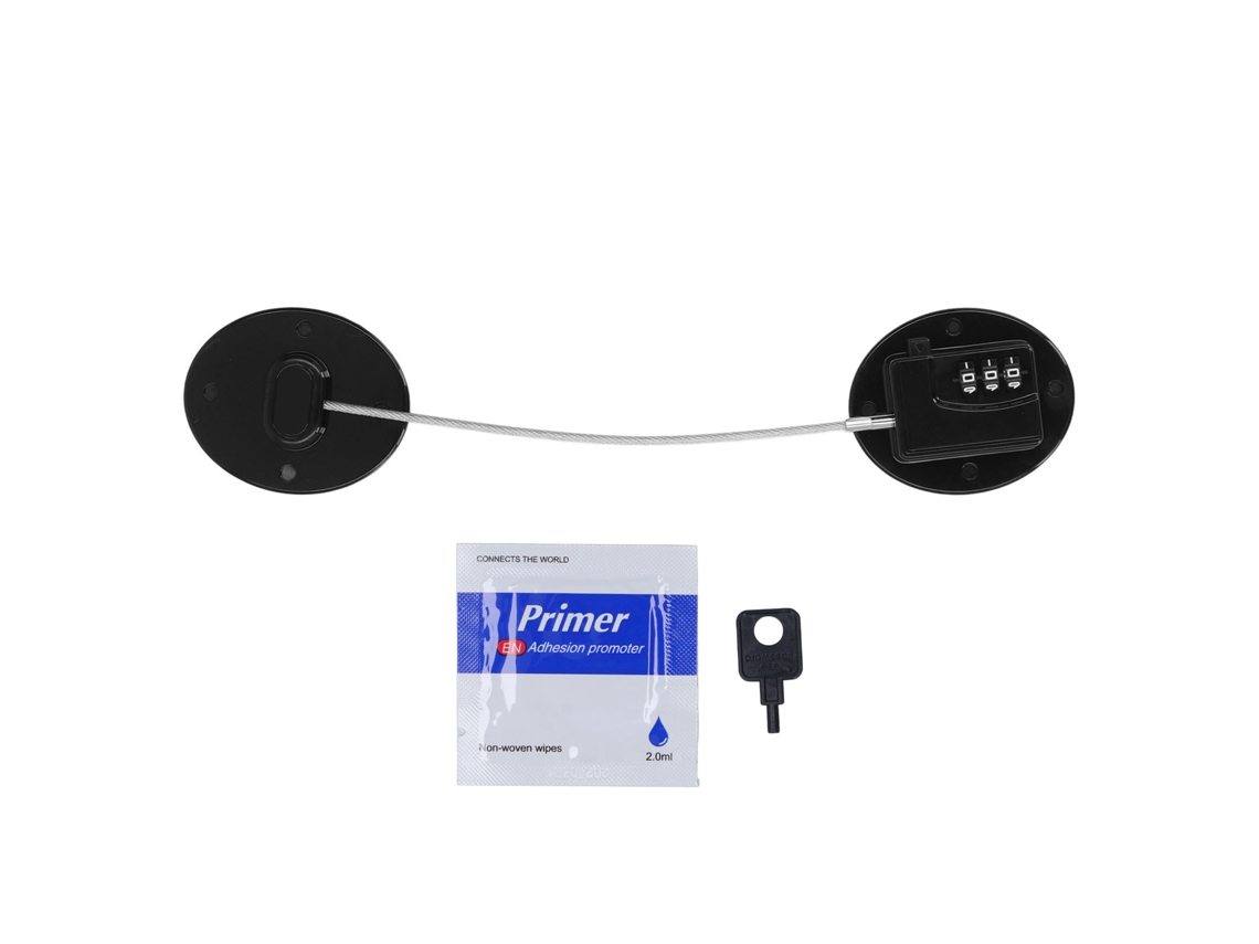 Primerox travão de Geladeira com Combinação 360° Sem Furo Travão de Segurança Infantil para Armário Gaveta Freezer Preto