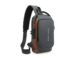 Bolsa Transversal Universal Antifurto Cinza Siurn