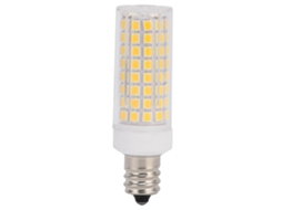 Lâmpada LED 2026 E12 10W 1000lm Regulável, Luz Quente, para Abajures e Candelabros, 110V