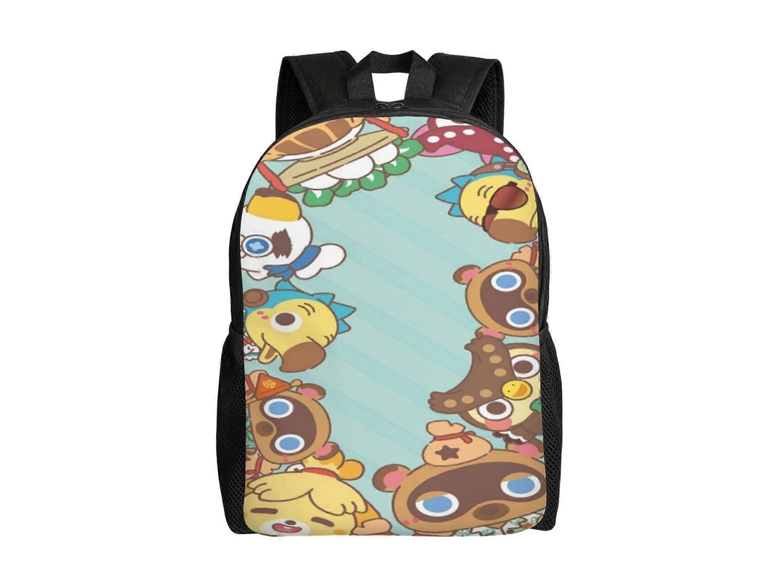 Mochila Animal Crossing G47 Para Escola E Trabalho, Leve E À Prova Dágua, Mochila Estilosa Para Estudantes E Adultos. Olysi Shop