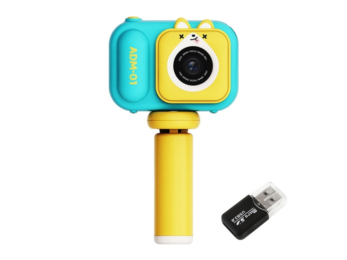 Tela Ips De 2,4 Polegadas, Mini Câmera Dupla De 48 Mp, 32 Gb De Armazenamento, Blue Fox. Mdug