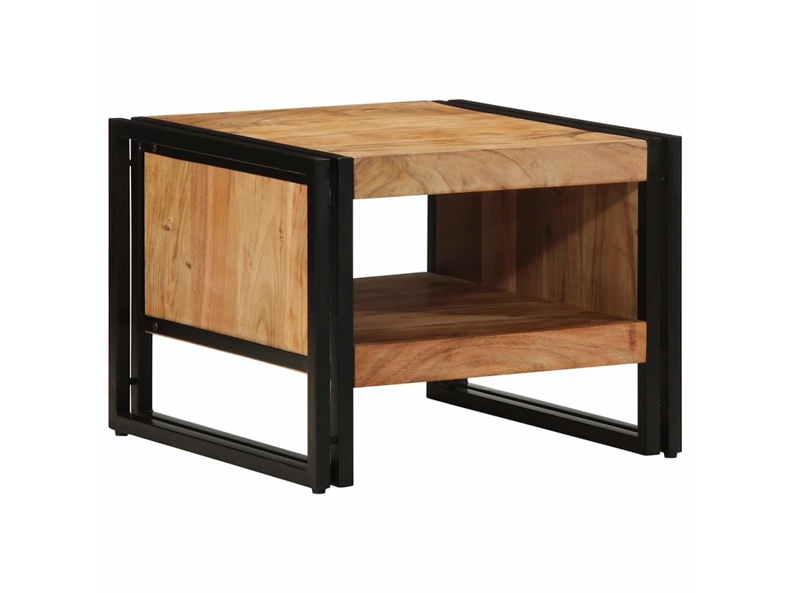 Vidaxl Mesa De Centro 50x50x38 Cm Madeira De Acácia Maciça