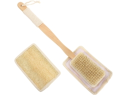 Lurelia Kit De 2 Buchas Vegetais De Banho De Cuidado Corporal, Cabo Longo E Pega Ergonómica, Uso Diário