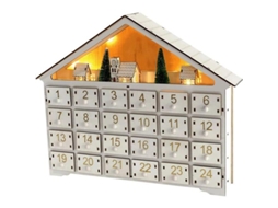 Calendário Do Advento De Madeira, Calendário Do Advento Vazio Reutilizável, Calendário De Natal Faça Você Mesmo Com 24 Gavetas, Enfeite Ehstmind