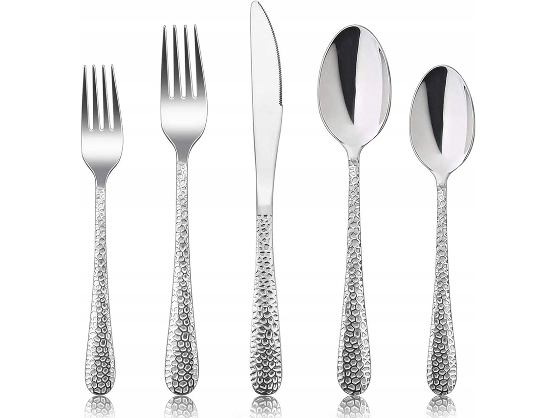 30 Peças De Utensílios De Aço Inoxidável Para 6 Pessoas Design Elegante Resistente À Corrosão Fácil De Limpar