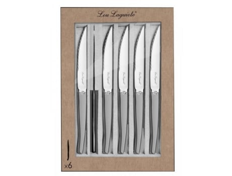 Conjunto com 6 Facas de Bife LAGUIOLE